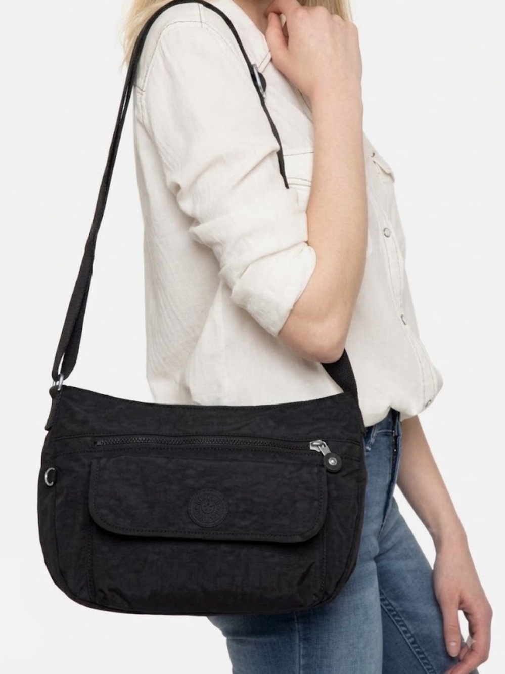 MAKE AN OFFER - KIPLING Syro Nylon Water Resistant Crossbody Travel Bag